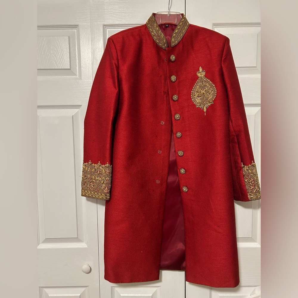 Red Blazer Indian Suit